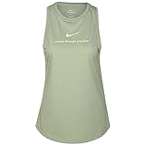 Nike Performance Yoga Tanktop Damen grün/weiß, XL